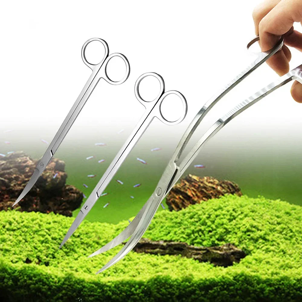 Planted Aquarium Cleaning Kit - Akwarium Przycinanie roślin Pęseta Nożyce Łopatka