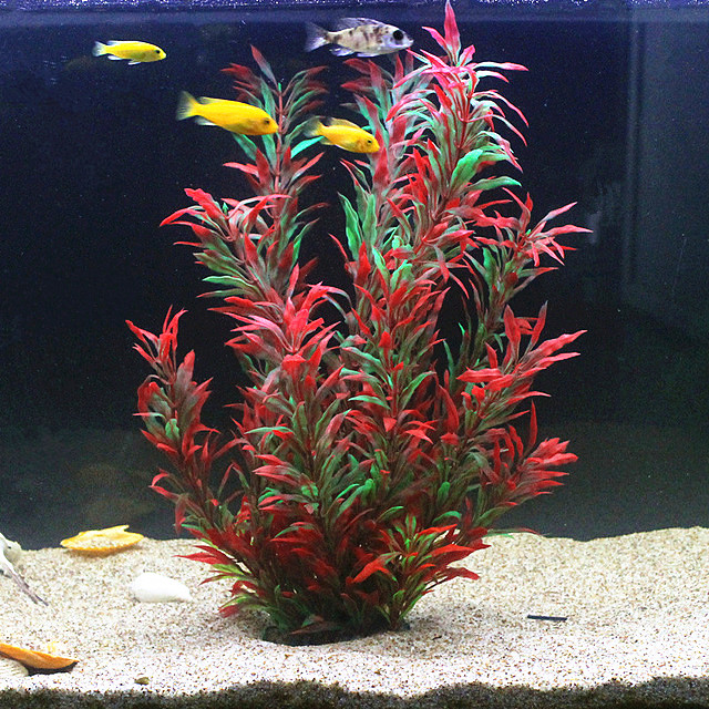 Planted Aquarium With Fish - 50CM sztuczne akwarium rzadkie rośliny akwarium