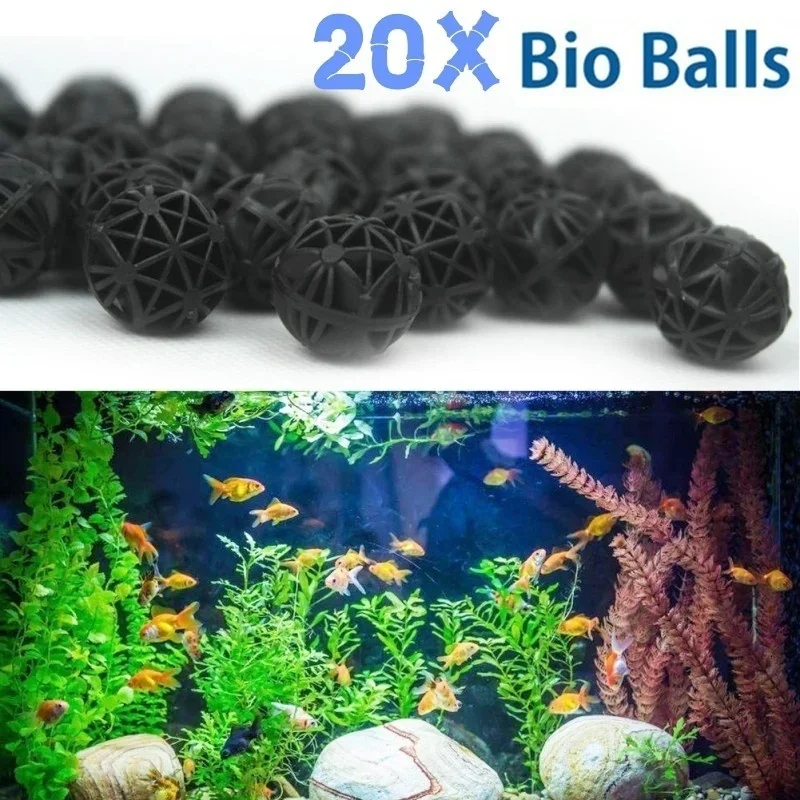 Planted Aquarium With Fish - 20 szt. 16mm Filtry Bio Balls