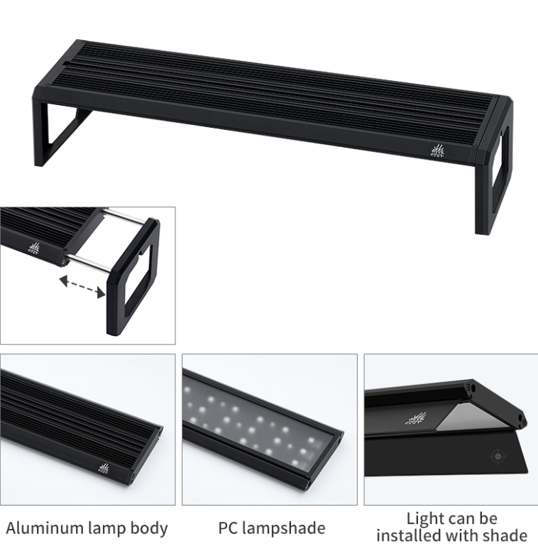 Lampa akwariowa LED RGB UV z s – Aquarium Plant Growth Light recenzja i cena